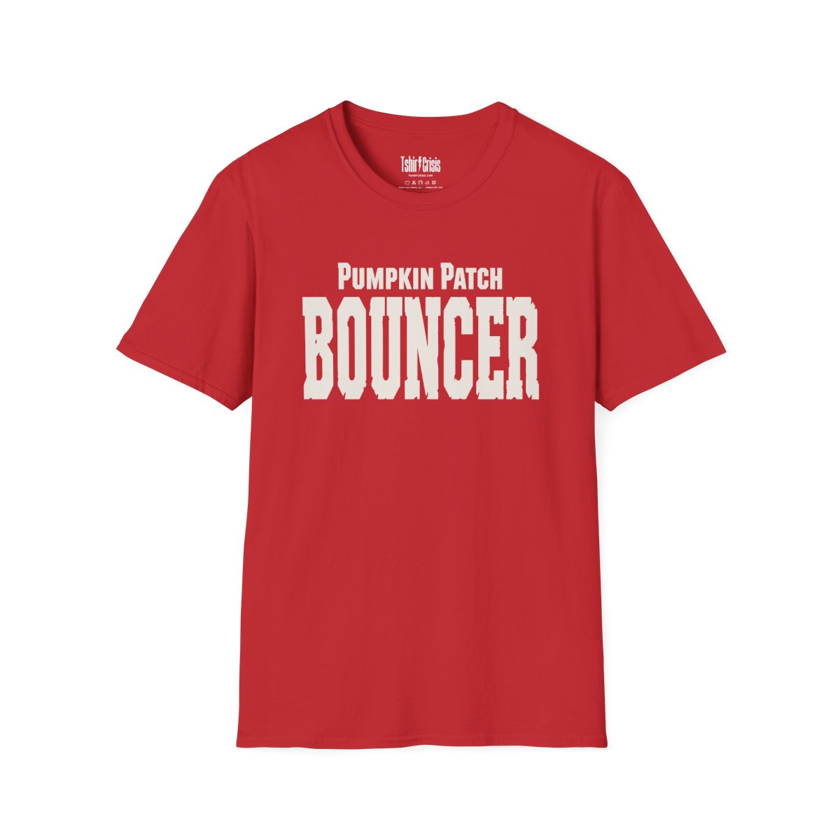 Pumpkin Patch Bouncer Halloween T-Shirt in Red