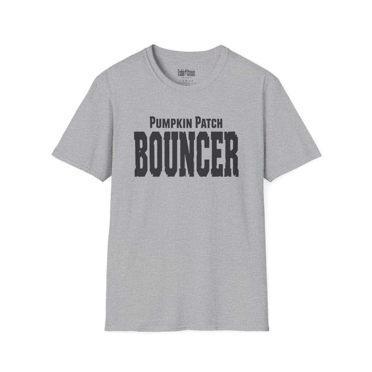 Pumpkin Patch Bouncer Halloween T-Shirt in Sport Grey