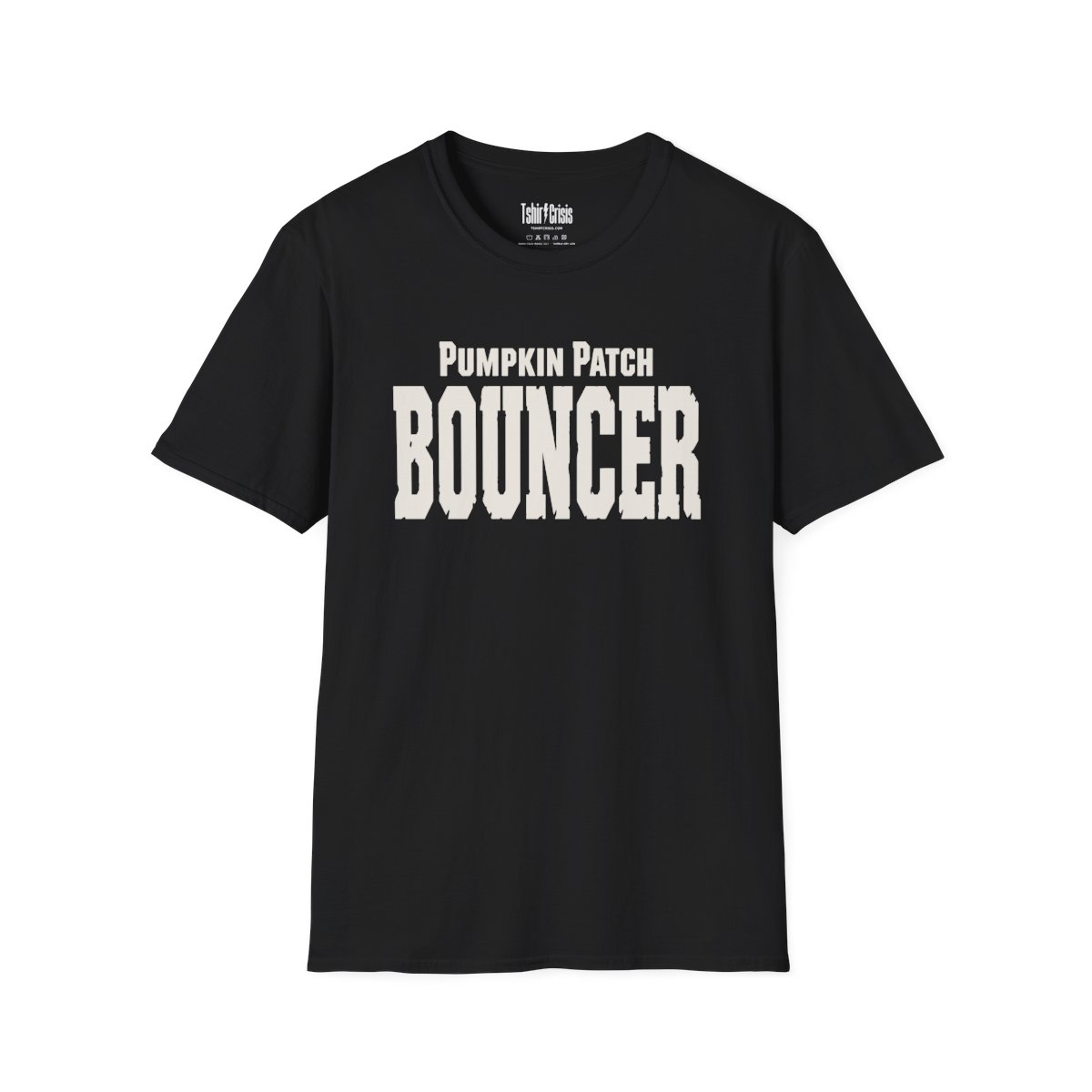 Pumpkin Patch Bouncer Halloween T-Shirt in Black
