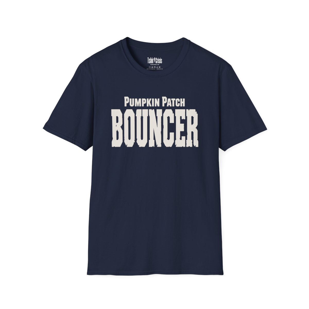 Pumpkin Patch Bouncer Halloween T-Shirt in Navy