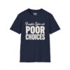 Pumpkin Spice and Poor Choices Halloween T-Shirt in Navy