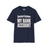 Scariest Costume: My Bank Account Halloween T-Shirt in Navy