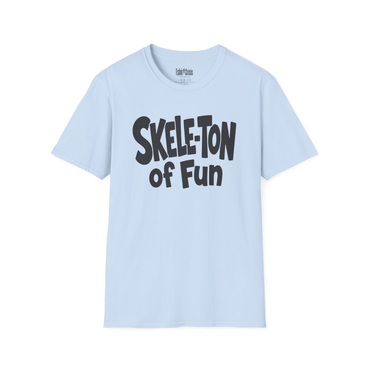 Skele-Ton of Fun Halloween T-Shirt in Light Blue