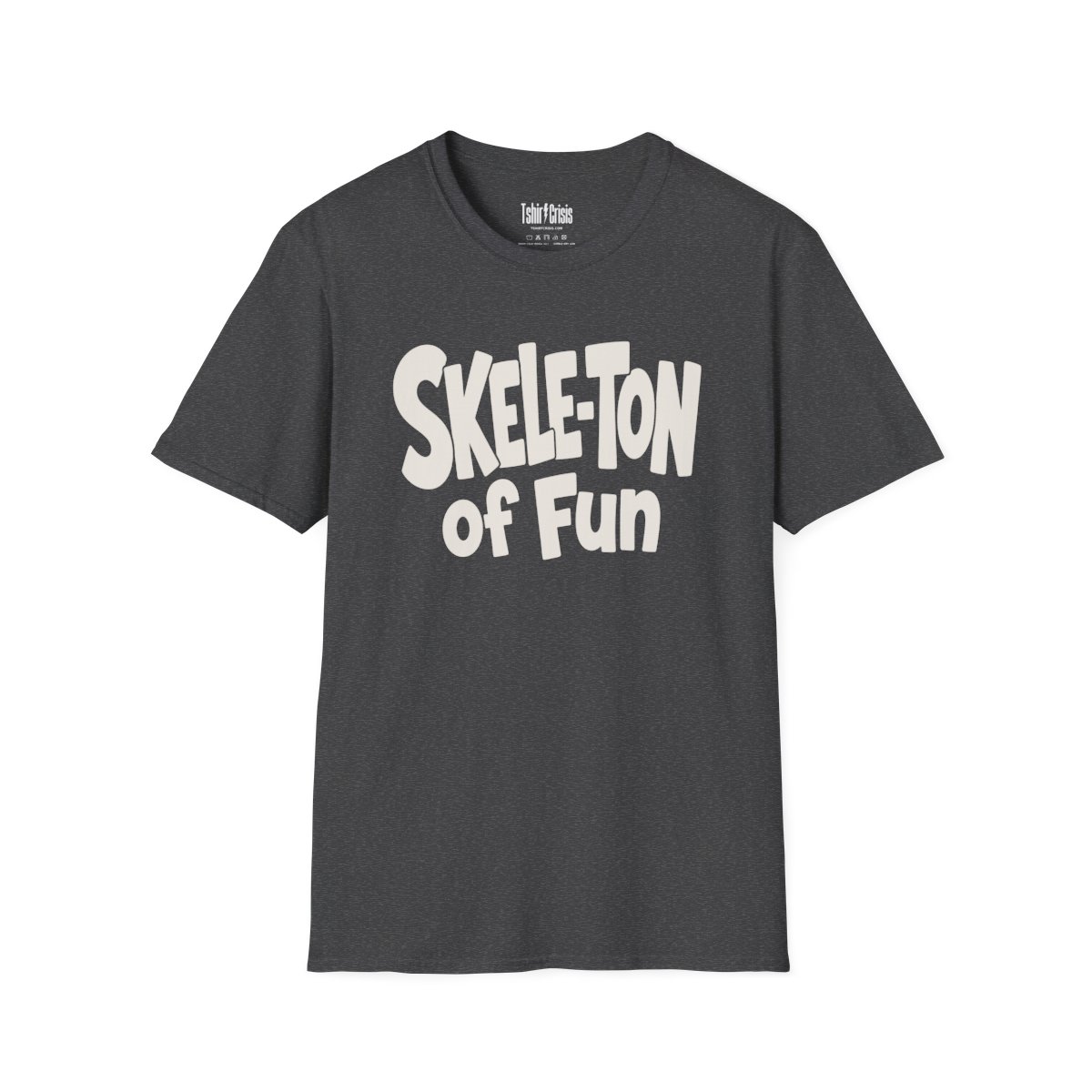 Skele-Ton of Fun Halloween T-Shirt in Dark Heather