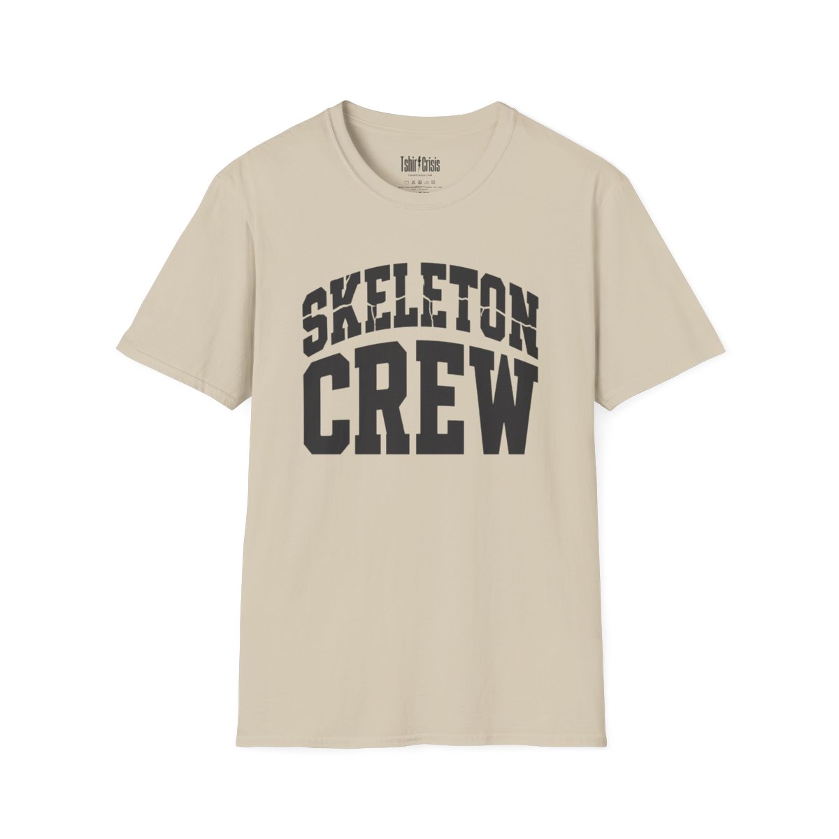 Skeleton Crew Halloween T-Shirt in Sand
