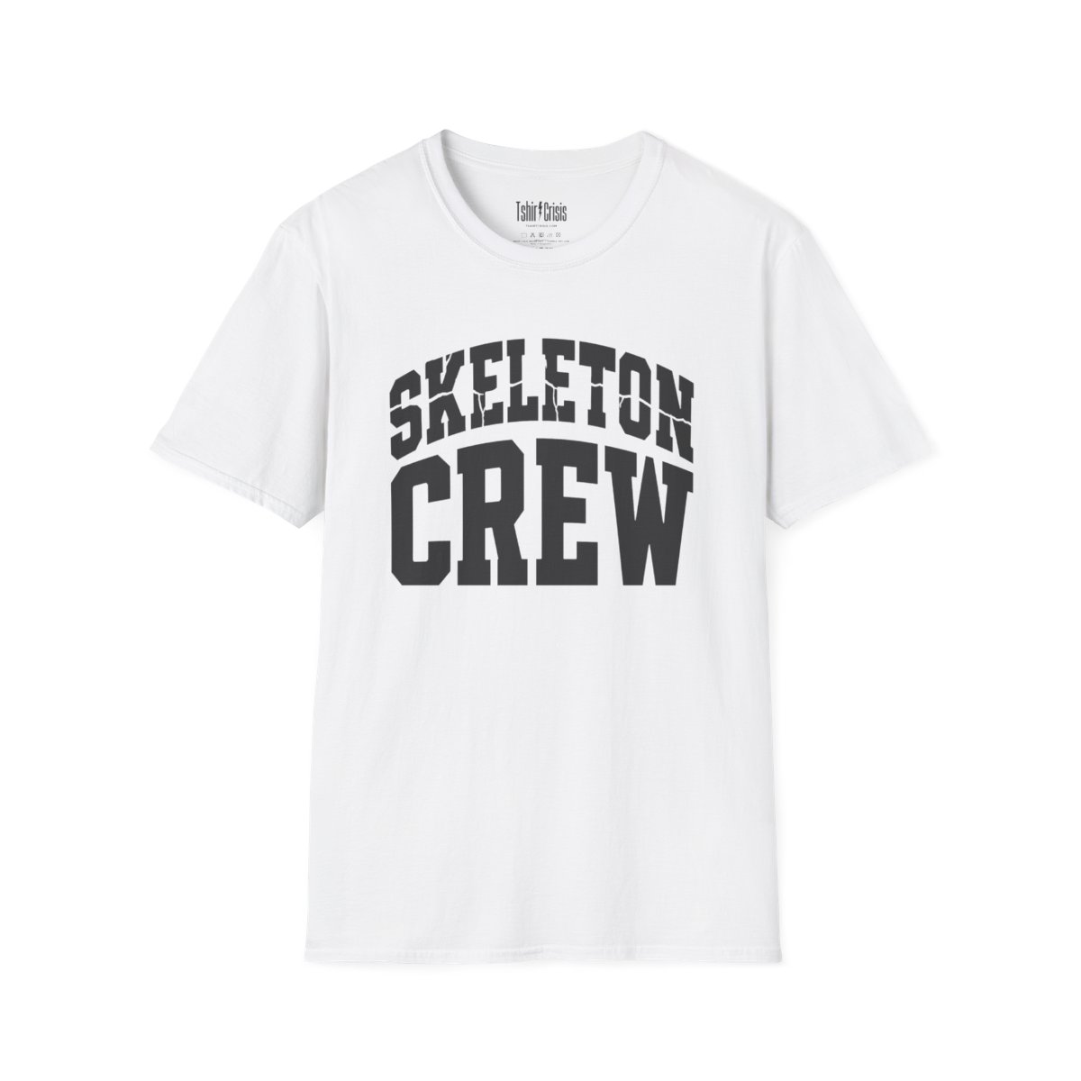 Skeleton Crew Halloween T-Shirt in White