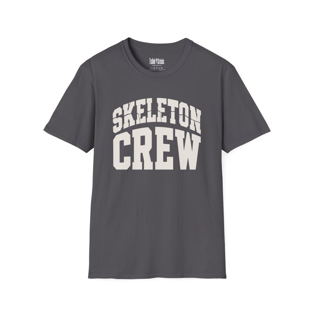 Skeleton Crew Halloween T-Shirt in Charcoal