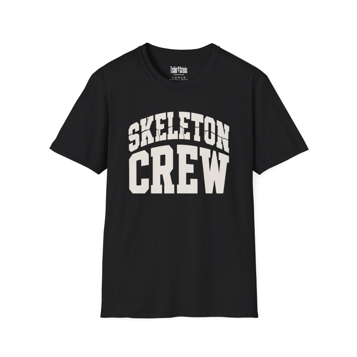 Skeleton Crew Halloween T-Shirt in Black