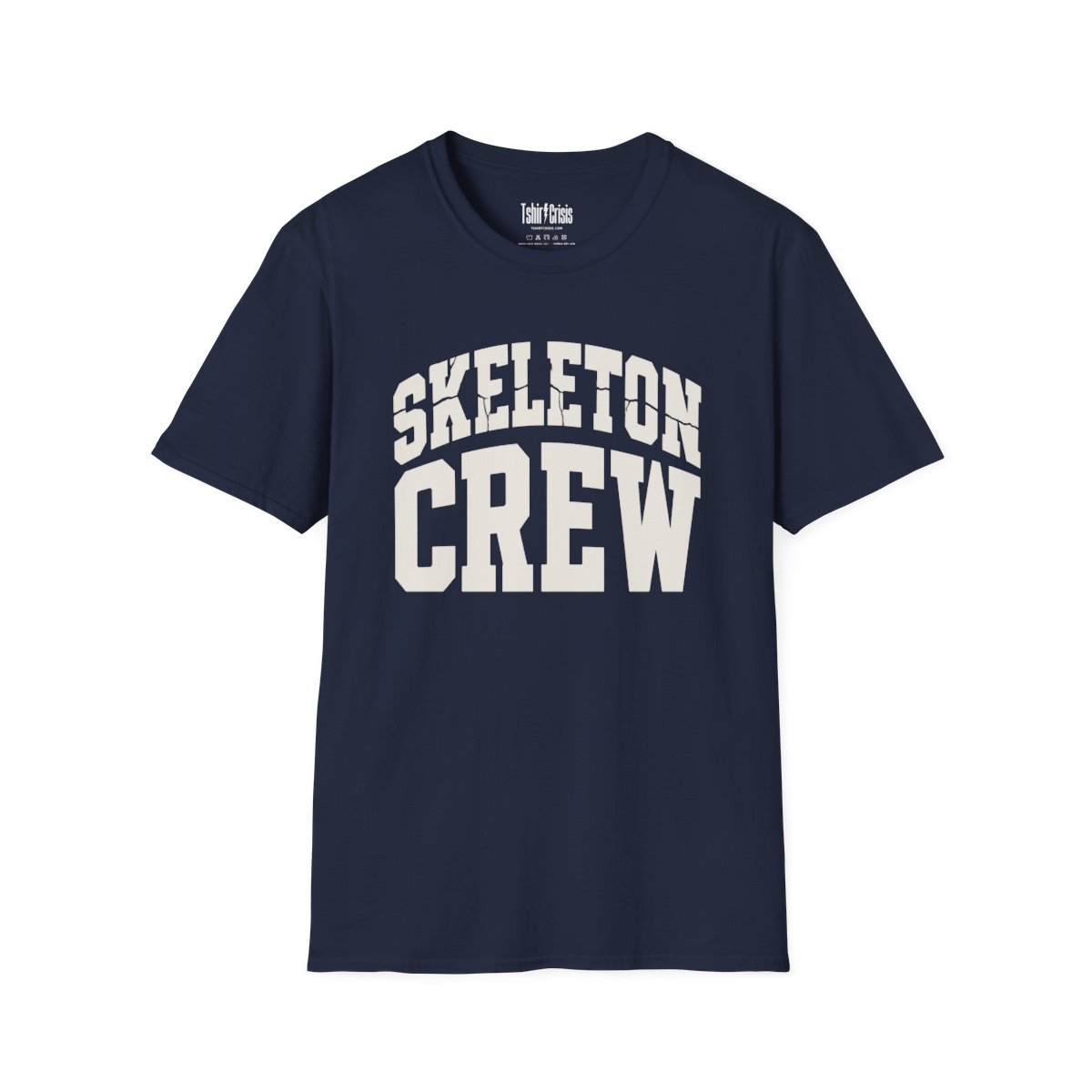 Skeleton Crew Halloween T-Shirt in Navy