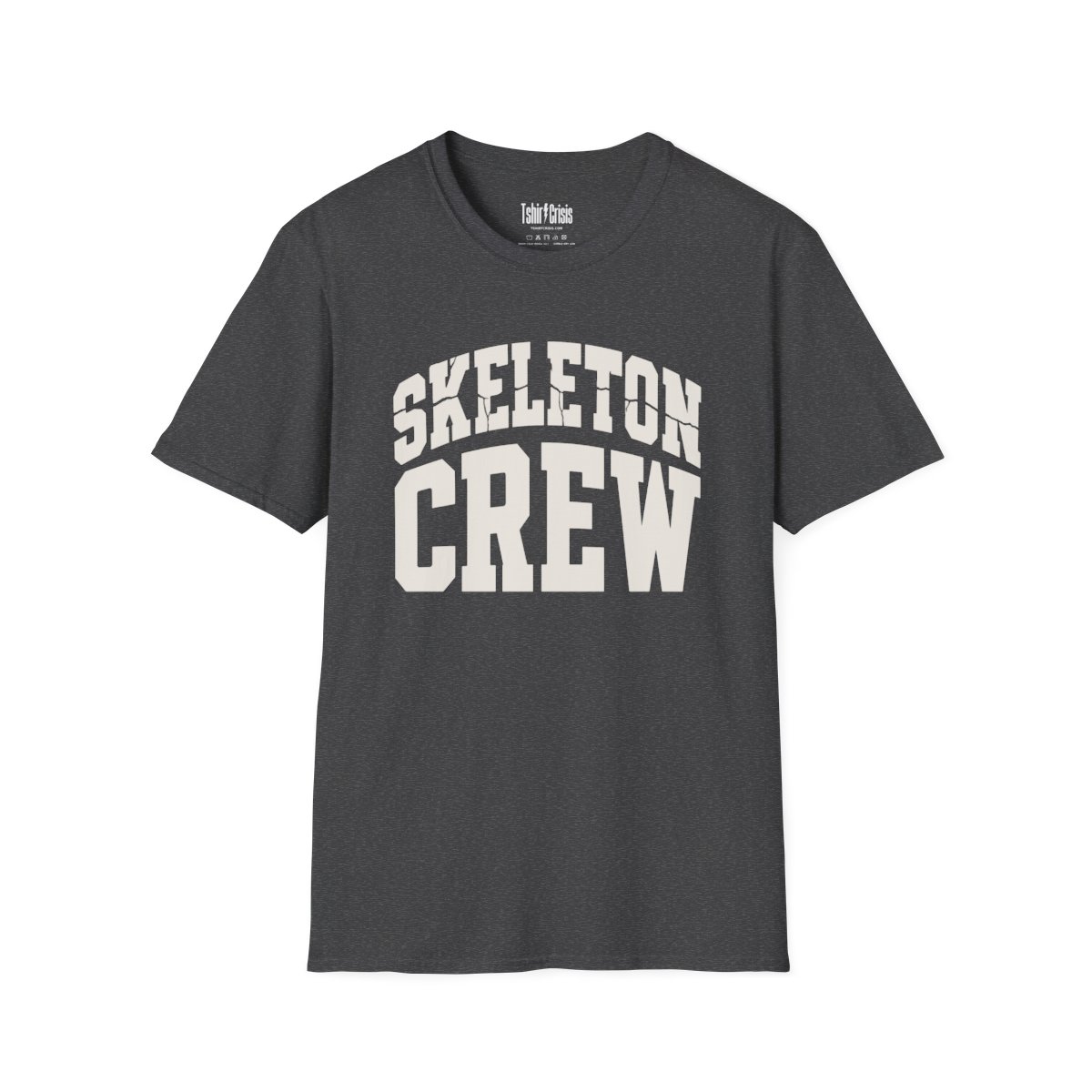 Skeleton Crew Halloween T-Shirt in Dark Heather
