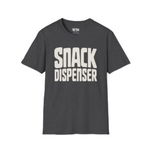 Snack Dispenser Mom T-Shirt in Dark Heather