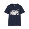 Thankful for Naps Thanksgiving T-Shirt in Navy