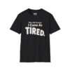 This Is My Costume. I Came As Tired Halloween T-Shirt in Black