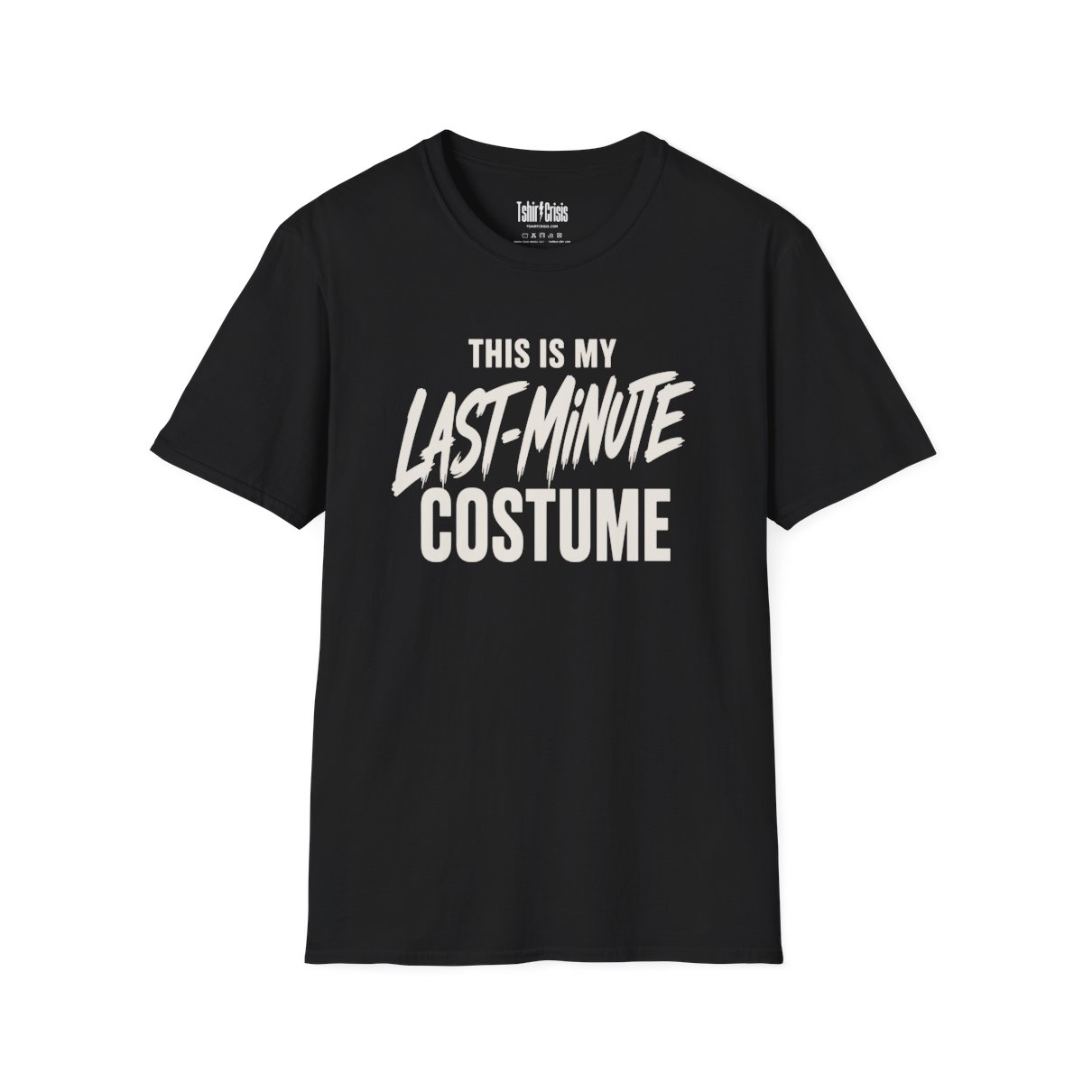 This Is My Last-Minute Costume Halloween T-Shirt in Black