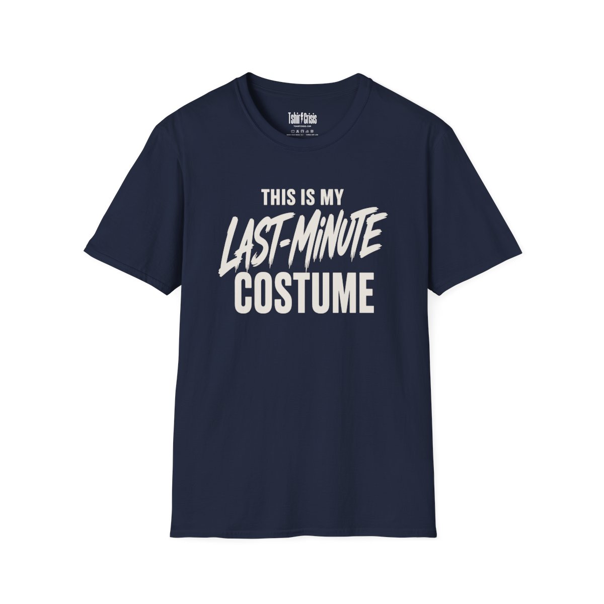 This Is My Last-Minute Costume Halloween T-Shirt in Navy