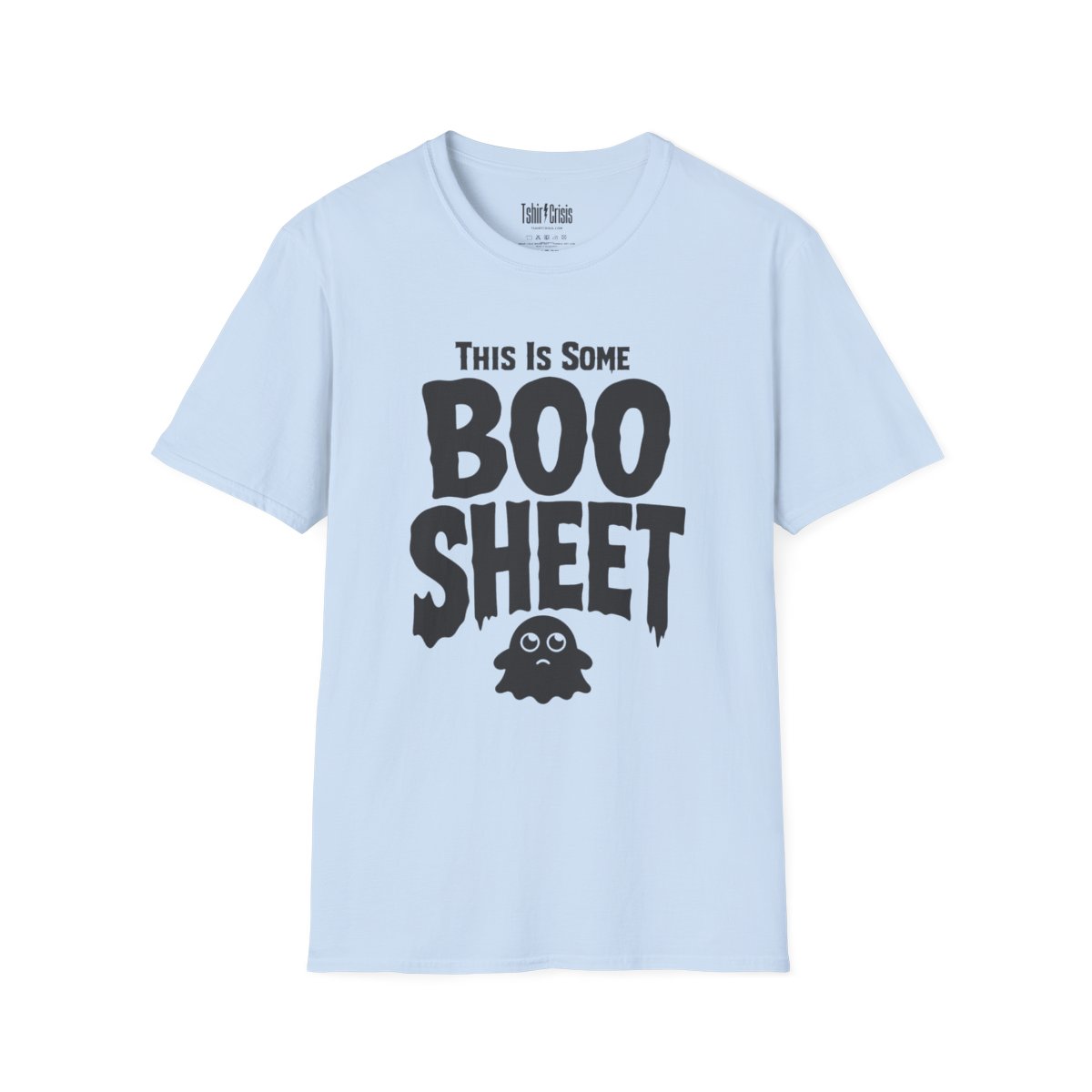 This Is Some Boo Sheet Halloween T-Shirt in Light Blue