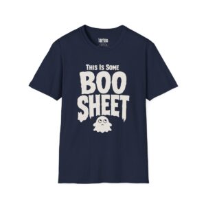 This Is Some Boo Sheet Halloween T-Shirt in Navy