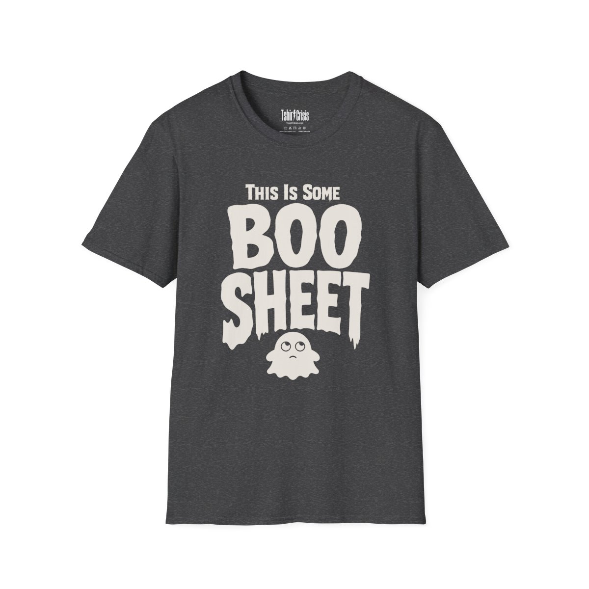 This Is Some Boo Sheet Halloween T-Shirt in Dark Heather