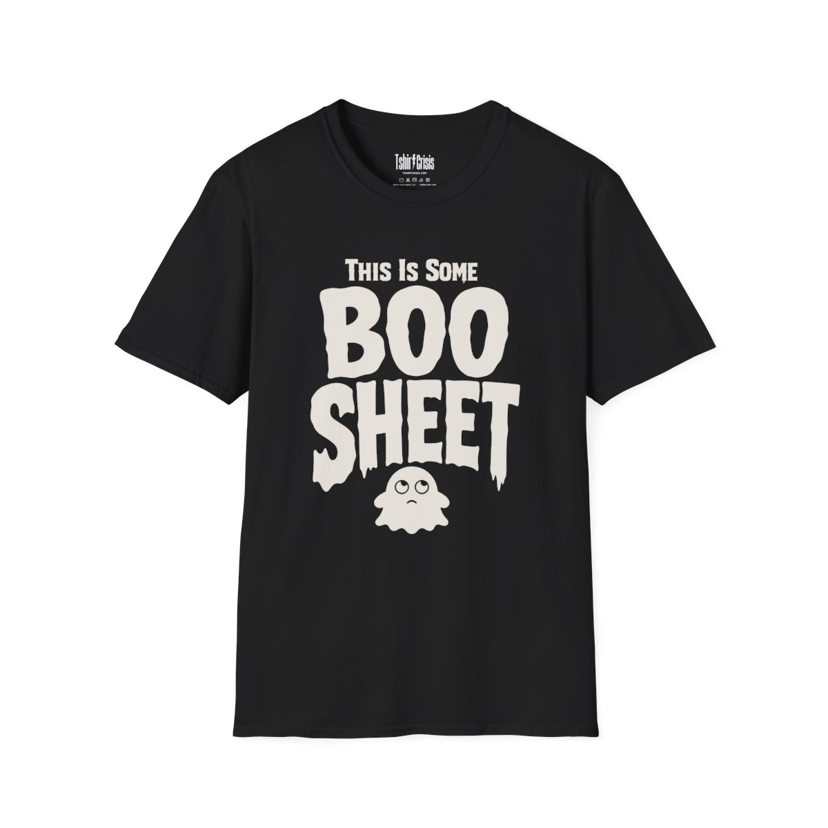 This Is Some Boo Sheet Halloween T-Shirt in Black