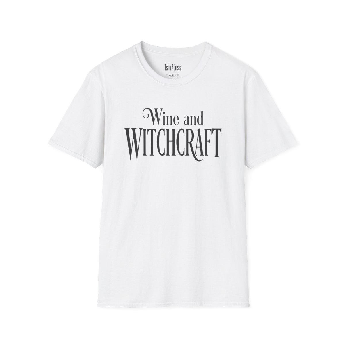 Wine and Witchcraft Halloween T-Shirt in White