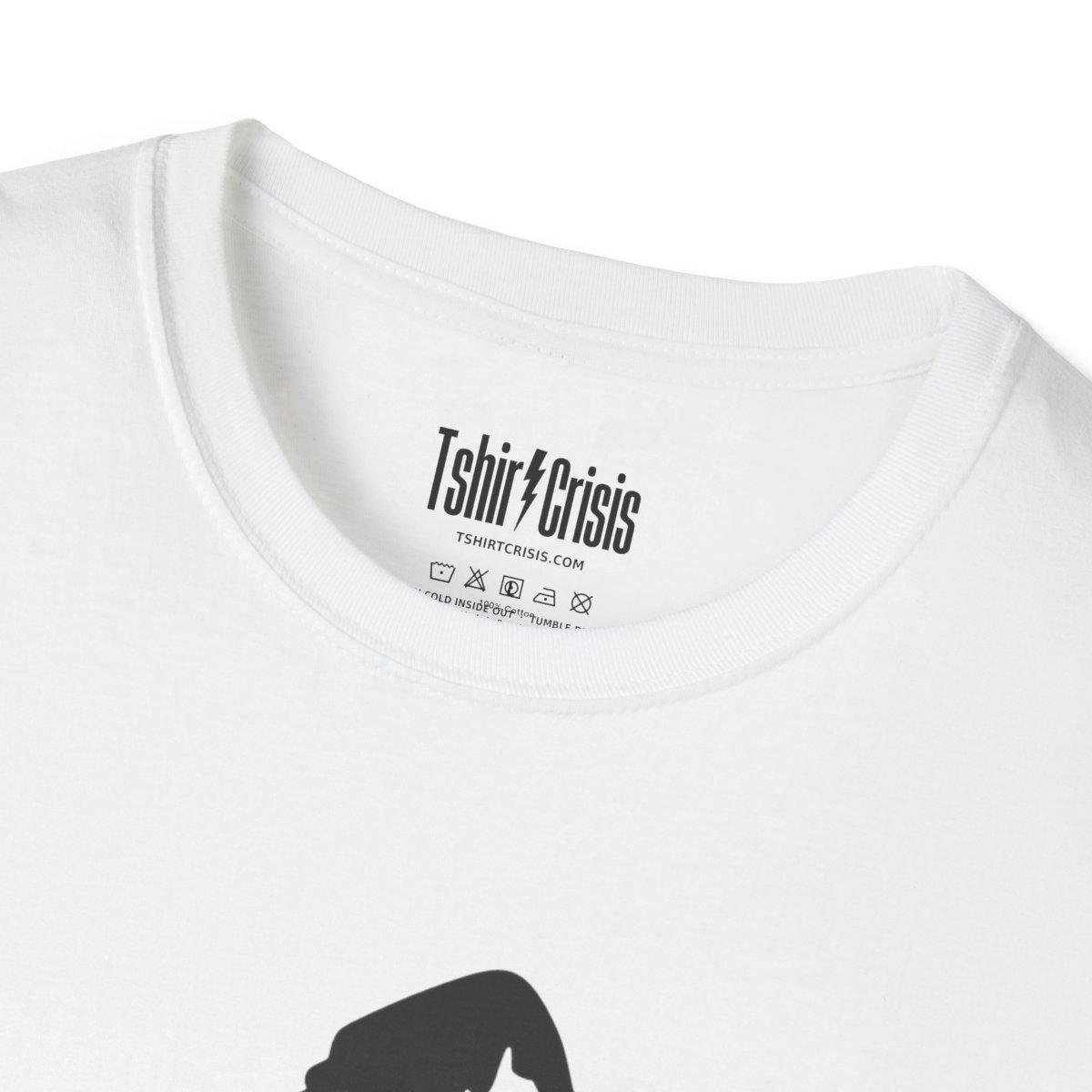 Witch, Please Halloween T-Shirt in White, branded inside neck label