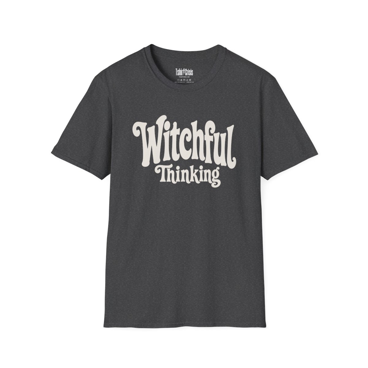Witchful Thinking Halloween T-Shirt in Dark Heather