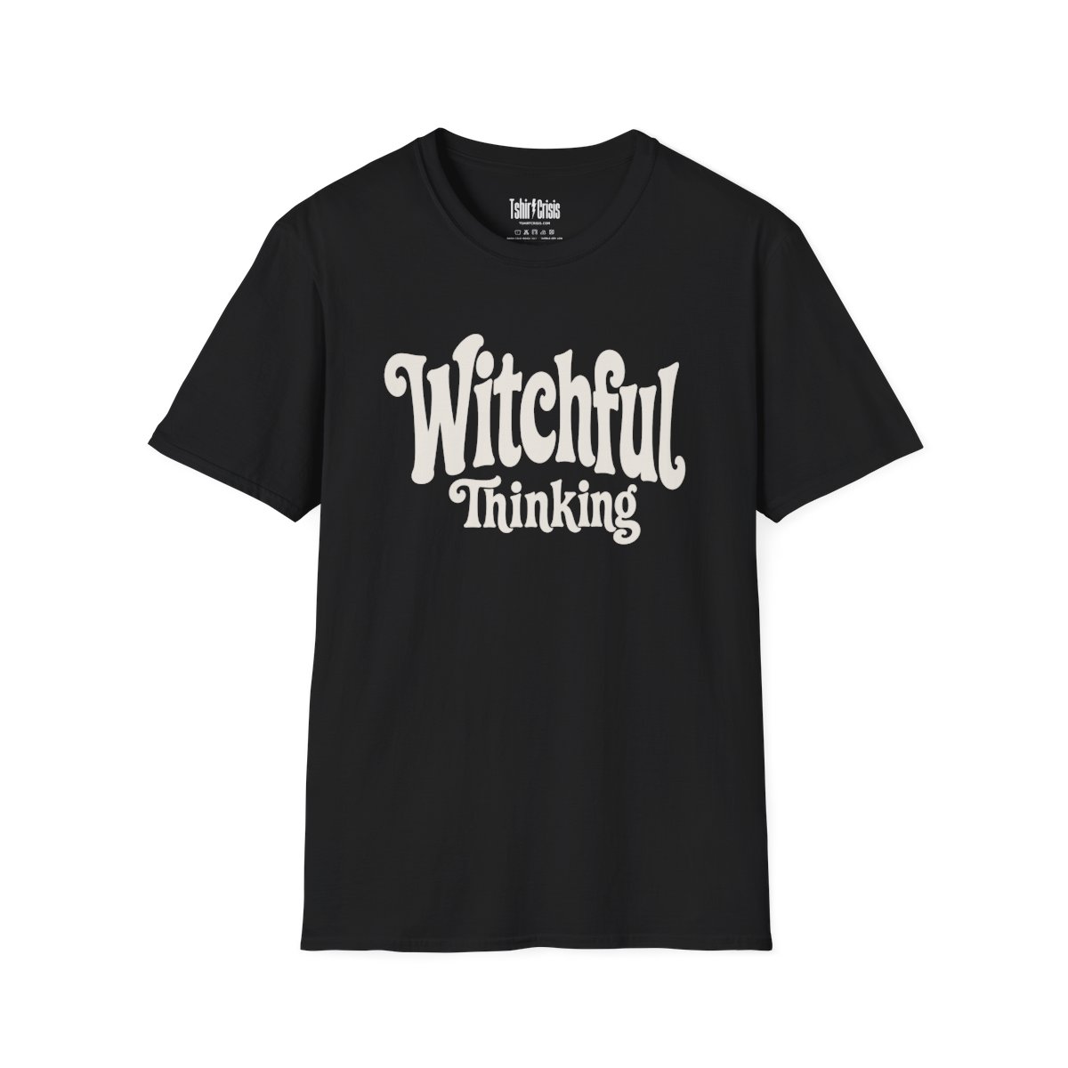 Witchful Thinking Halloween T-Shirt in Black